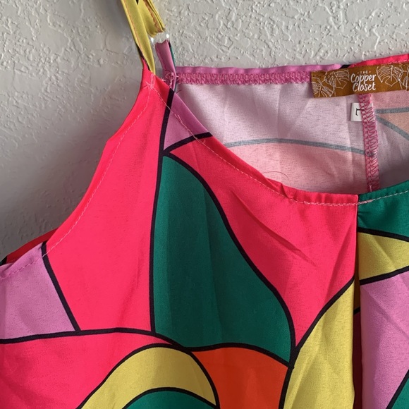 Bright colorful maxi dress - Picture 3 of 5